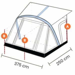 Esticadores para Avançado Dorado XL para Caravanas – Traseiro campinet