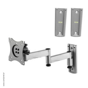 SUPORTE TV EMMITS 382MM - ALUMINIZADO