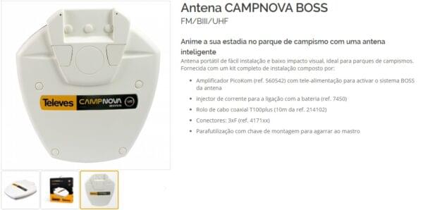Antena CampNova Boss Televes