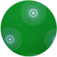 Verde com bolas