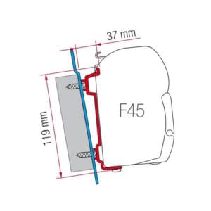 Kit de Fixação para Toldo F45 TRANSIT/SPRINTER/CRAFTER