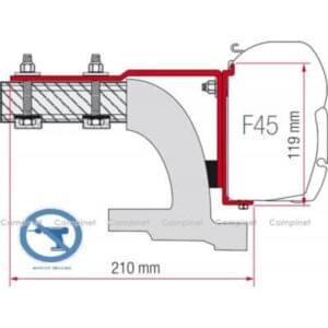 Kit de Fixação para Toldo F45 MERCEDES VITO