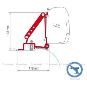 Kit de Fixação para Toldo F45 FIAT/CITROEN/PEUGEOT