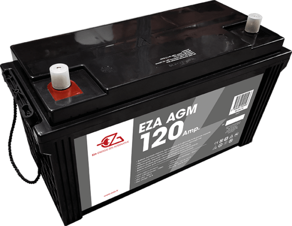 Bateria Auxiliar Power Line AGM 120Ah