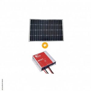 Kit Painel Solar E-Flat + Regulador MPPT - 150w