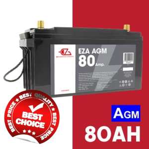 Bateria Auxiliar AGM Power Line 80Ah