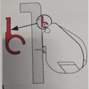 Calha de Alumínio Anodizado P/ Toldo Saco