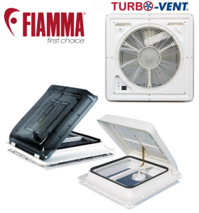 Clarabóia FIAMMA TurboVent 12V 40x40cm