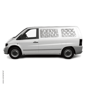 CORTINAS ISOTÉRMICAS MERCEDES VITO 1996-2003 - HABITÁCULO (JANELAS LATERAIS 4 PEÇAS)